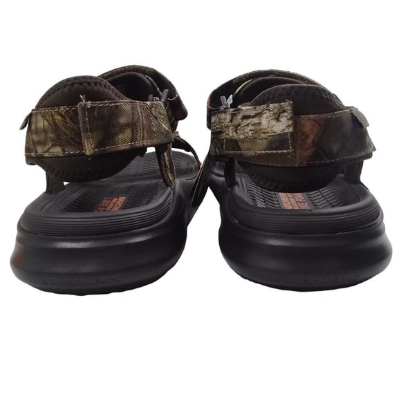 Skechers Men's NEW Sargo Namor Luxe Foam Camouflage Sandals Hook & Loop Straps - Picture 11 of 13